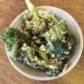 Gluten-free broccoli from M Cafe